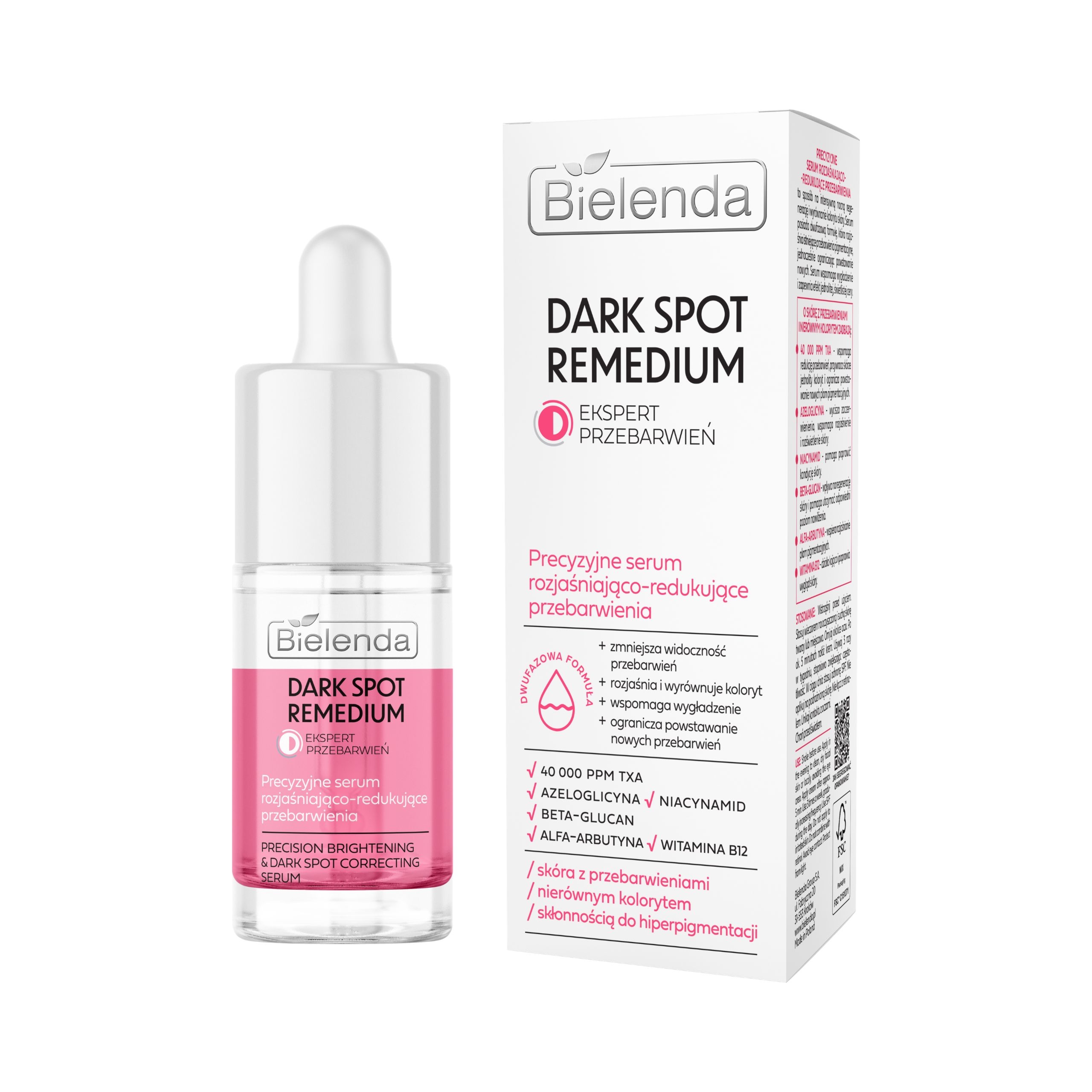 Bielenda Precyzyjne serum rozjaśniająco-redukujące przebarwienia