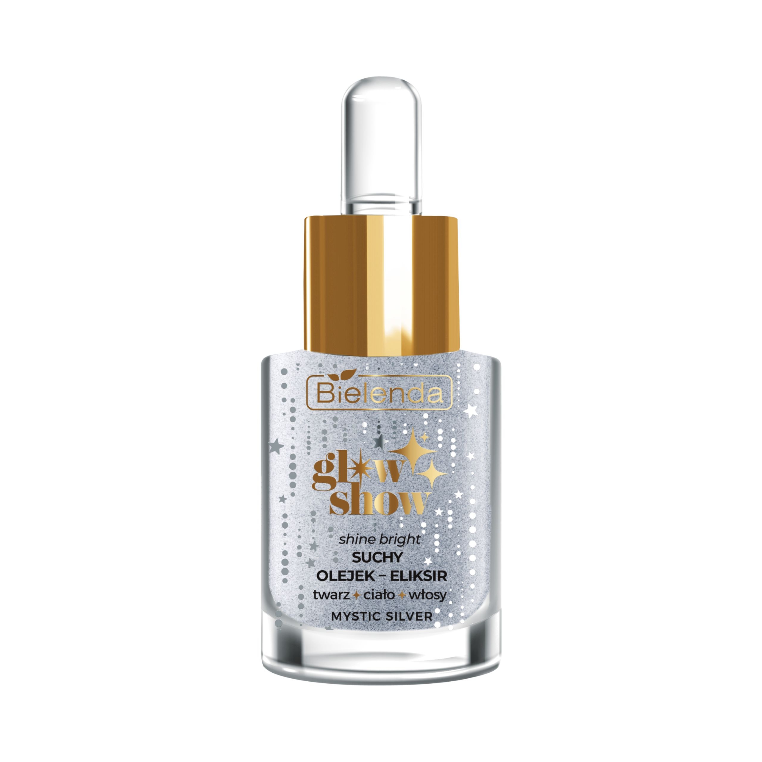Bielenda Suchy olejek - eliksir z efektem WOW do twarzy, ciała i włosów, MYSTIC SILVER