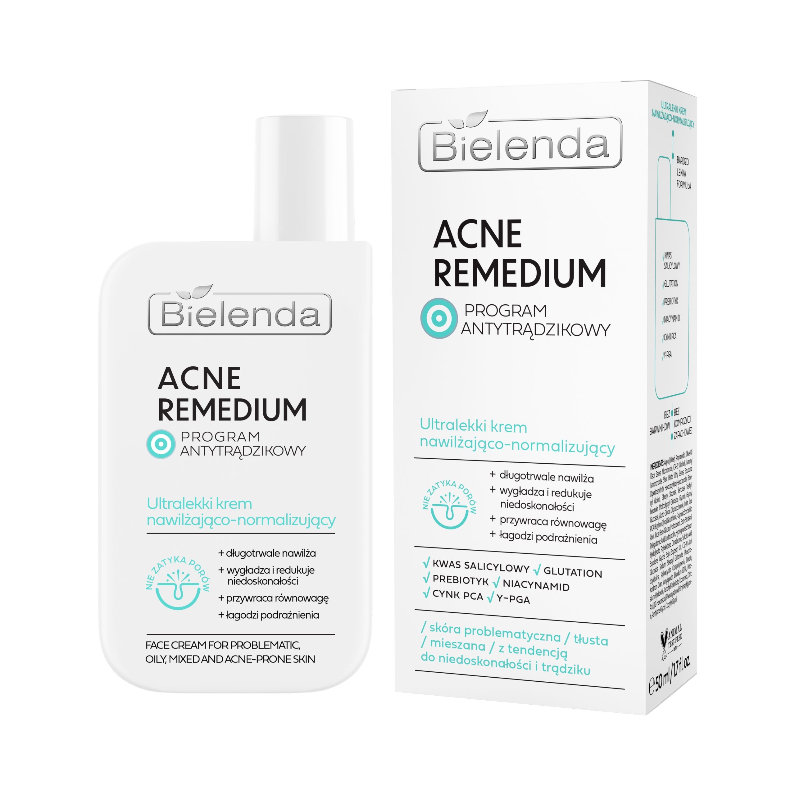 Bielenda Ultralekki krem nawilżająco-normalizujący