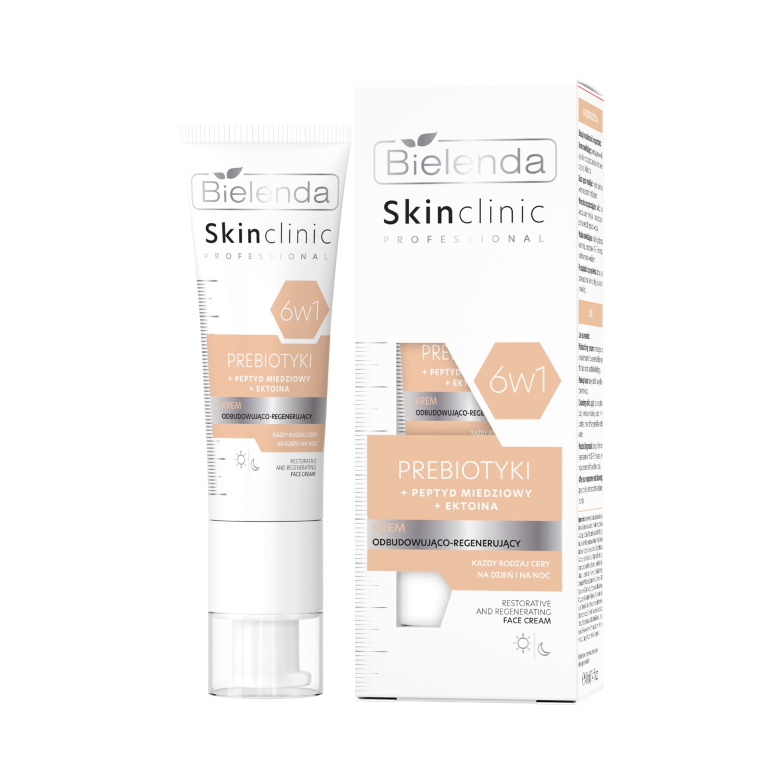 Bielenda PREBIOTYKI Krem odbudowująco – regenerujący 6 w 1