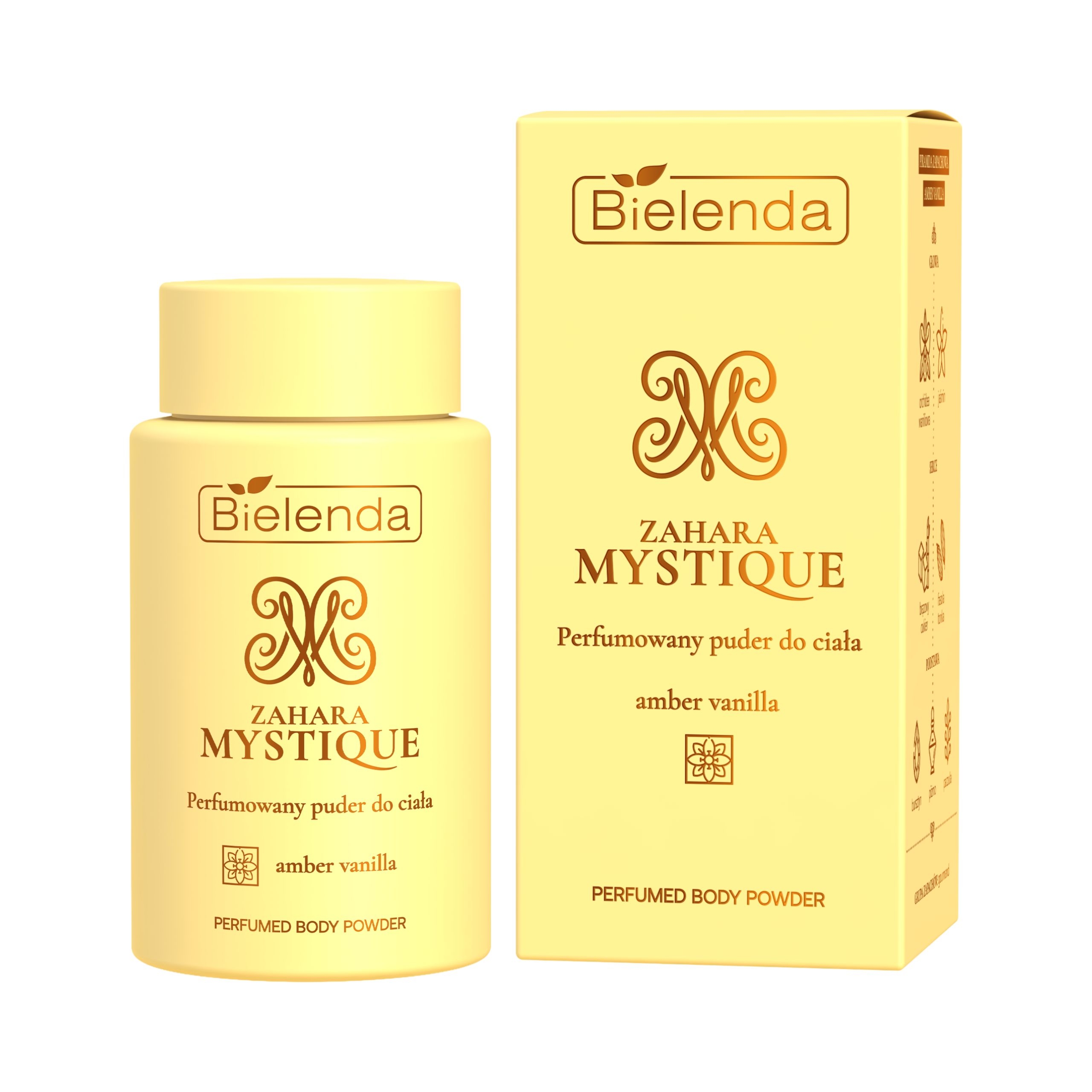 Bielenda Perfumowany puder do ciała – amber vanilla