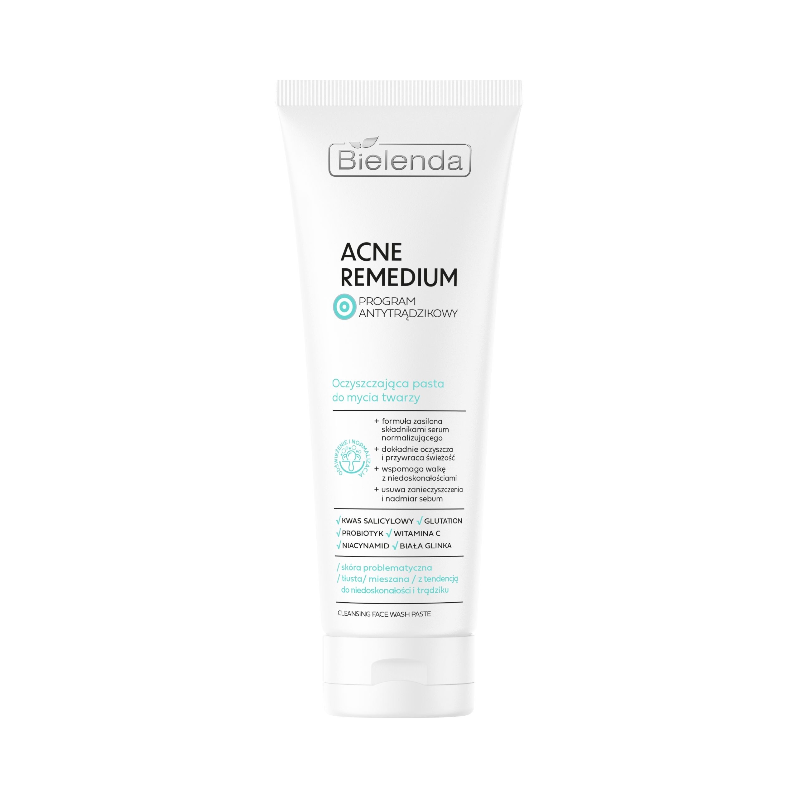 Bielenda Oczyszczająca pasta do mycia twarzy