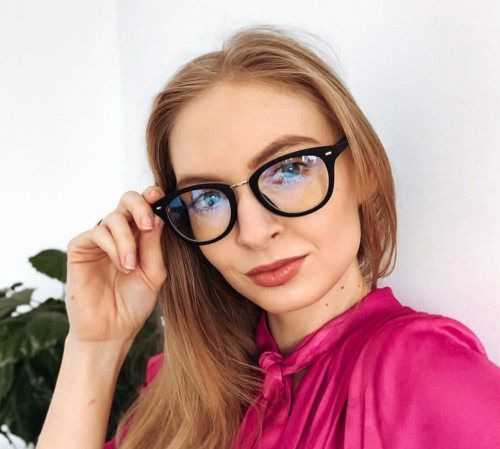 PolarZONE 829K C – damskie okulary do komputera Blue Light 0.00