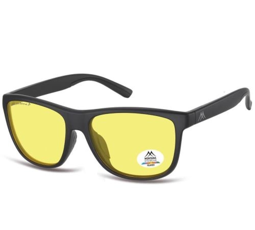 MONTANA Żółte okulary rozjaśniające, noc, mgła.