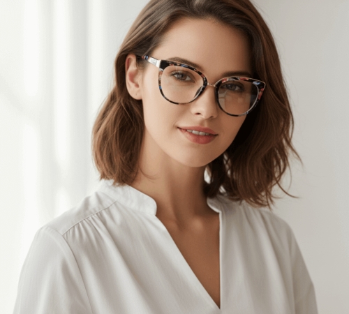 PolarZONE 818 AK – damskie okulary do komputera Blue Light 0.00
