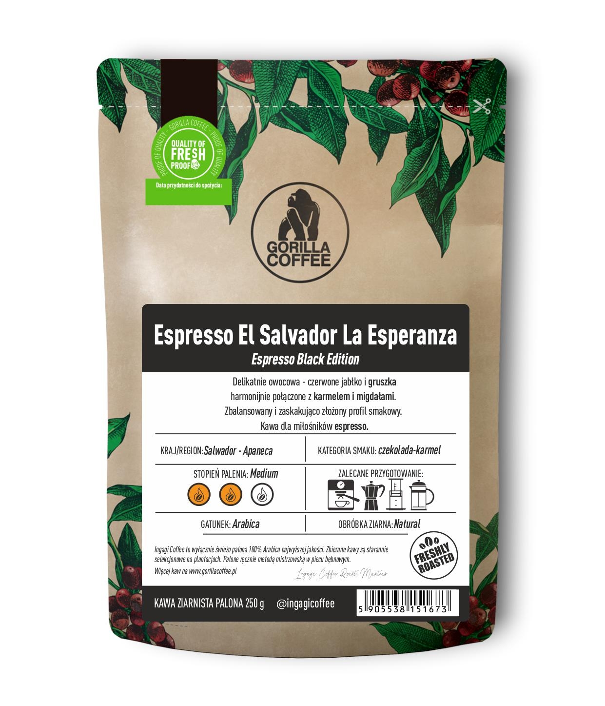 Kawa Salwador do espresso 250g