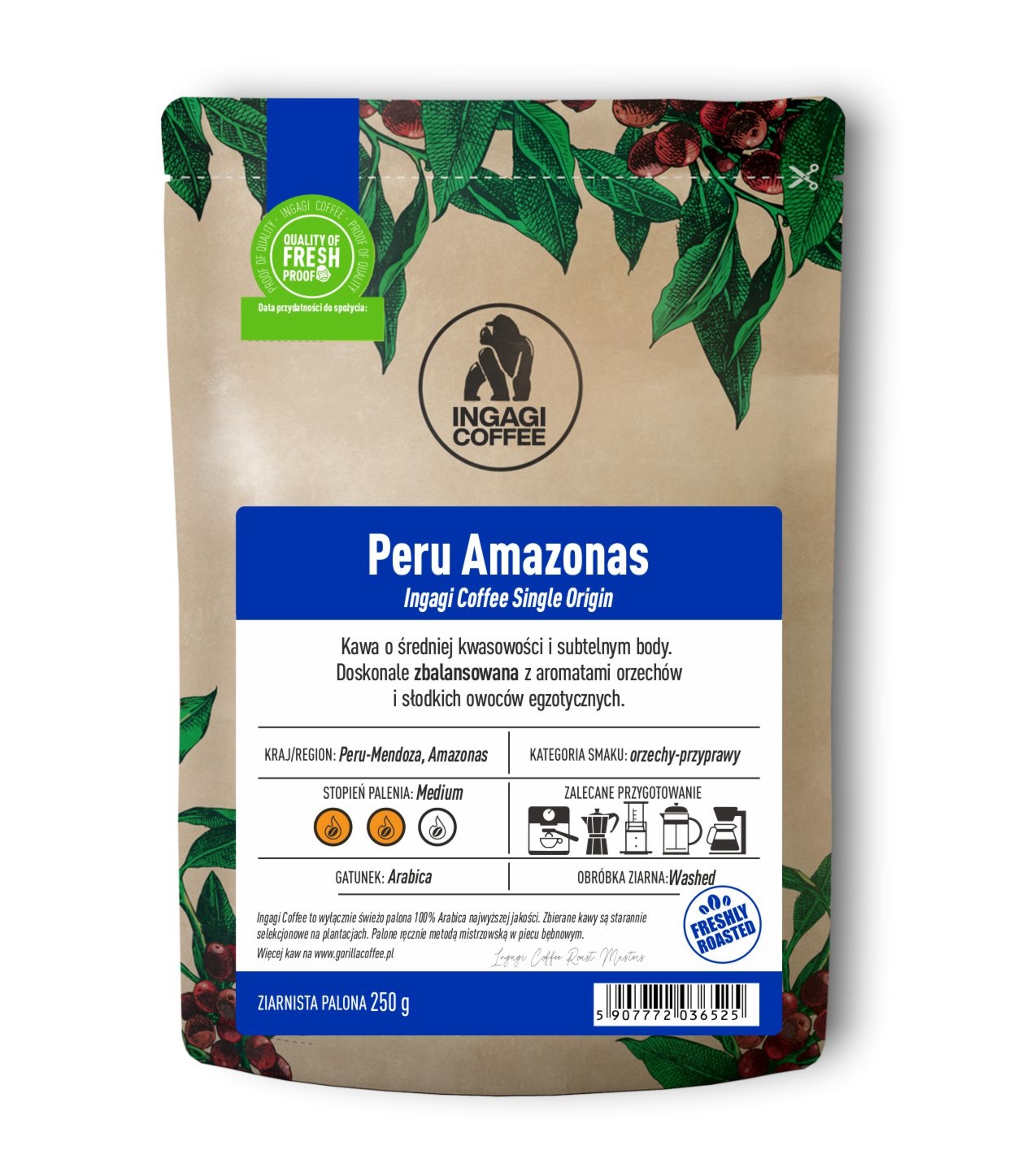 Kawa Peru Amazonas 250g