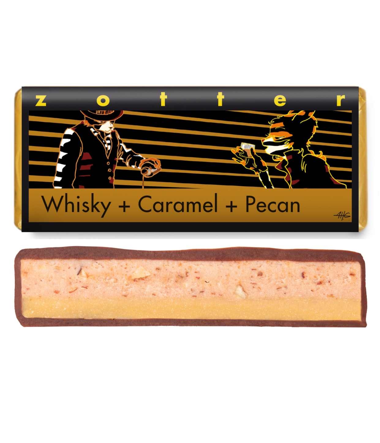 Czekolada whisky karmel pekan Zotter