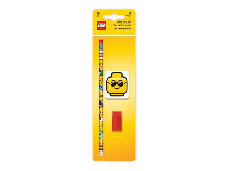 Zestaw szkolny LEGO Iconic 51165: ołówek, gumka i temperówka