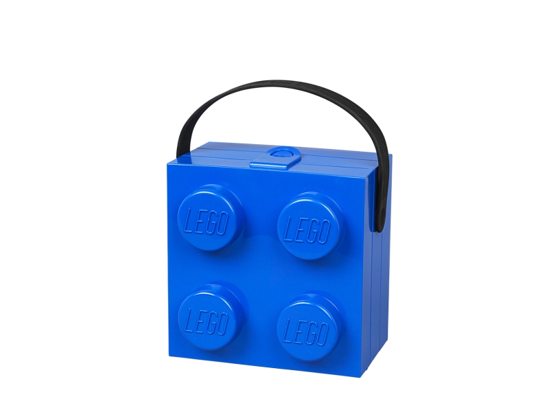 Zdjęcia - Pojemnik na żywność Lego 40240002 Pudełko na śniadanie z rączką niebieskie 