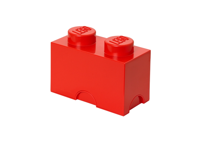 Zdjęcia - Pozostałe zabawki Lego 40021730 Pojemnik na klocki 2x1 czerwony 