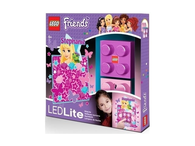 Zdjęcia - Latarka Lego Friends NI3S Lampka Klocek Stephanie + naklejka na ścianę 