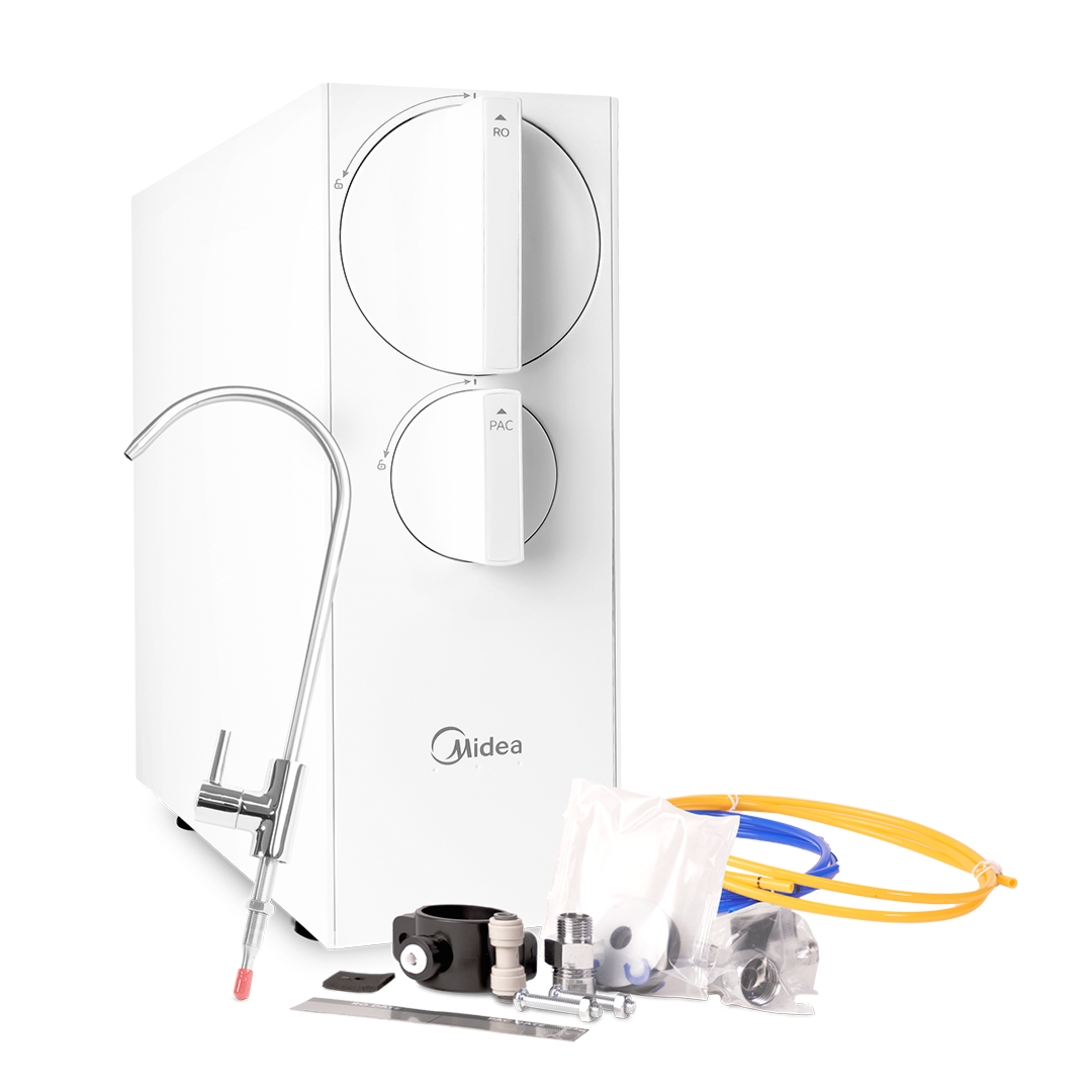 Filtr odwróconej osmozy bezzbiornikowy z pompą wody Midea 400GPD