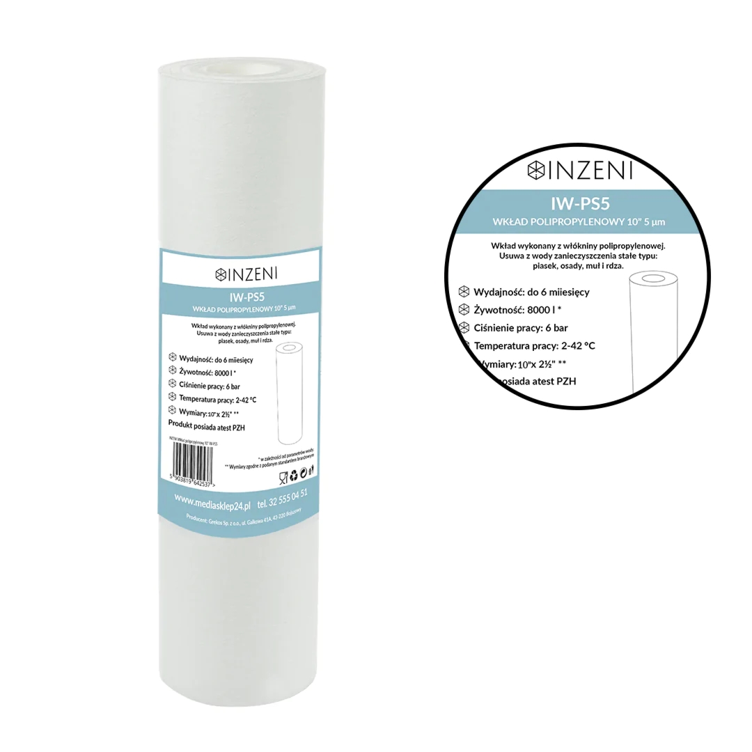 INZENI Wkład polipropylenowy 10″ IW-PS5