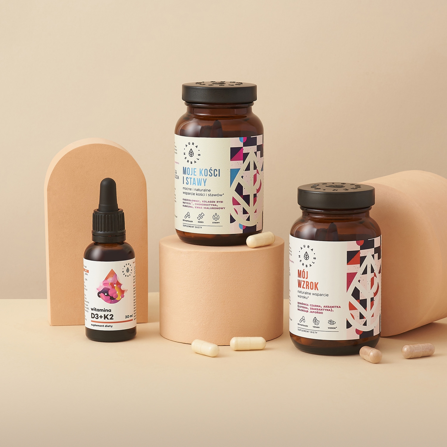 Zestaw Senior Aura Herbals - Kompleksowe Wsparcie Dla Seniorów