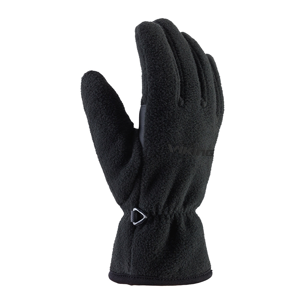 Zdjęcia - Rękawiczki VIKING  polarowe dla dzieci  Comfort Jr black - 2  (3-4 lata)