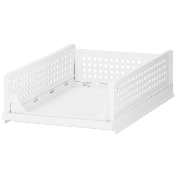 Organizer do szafy 14 cm wielofunkcyjny pojemnik na ubrania biały