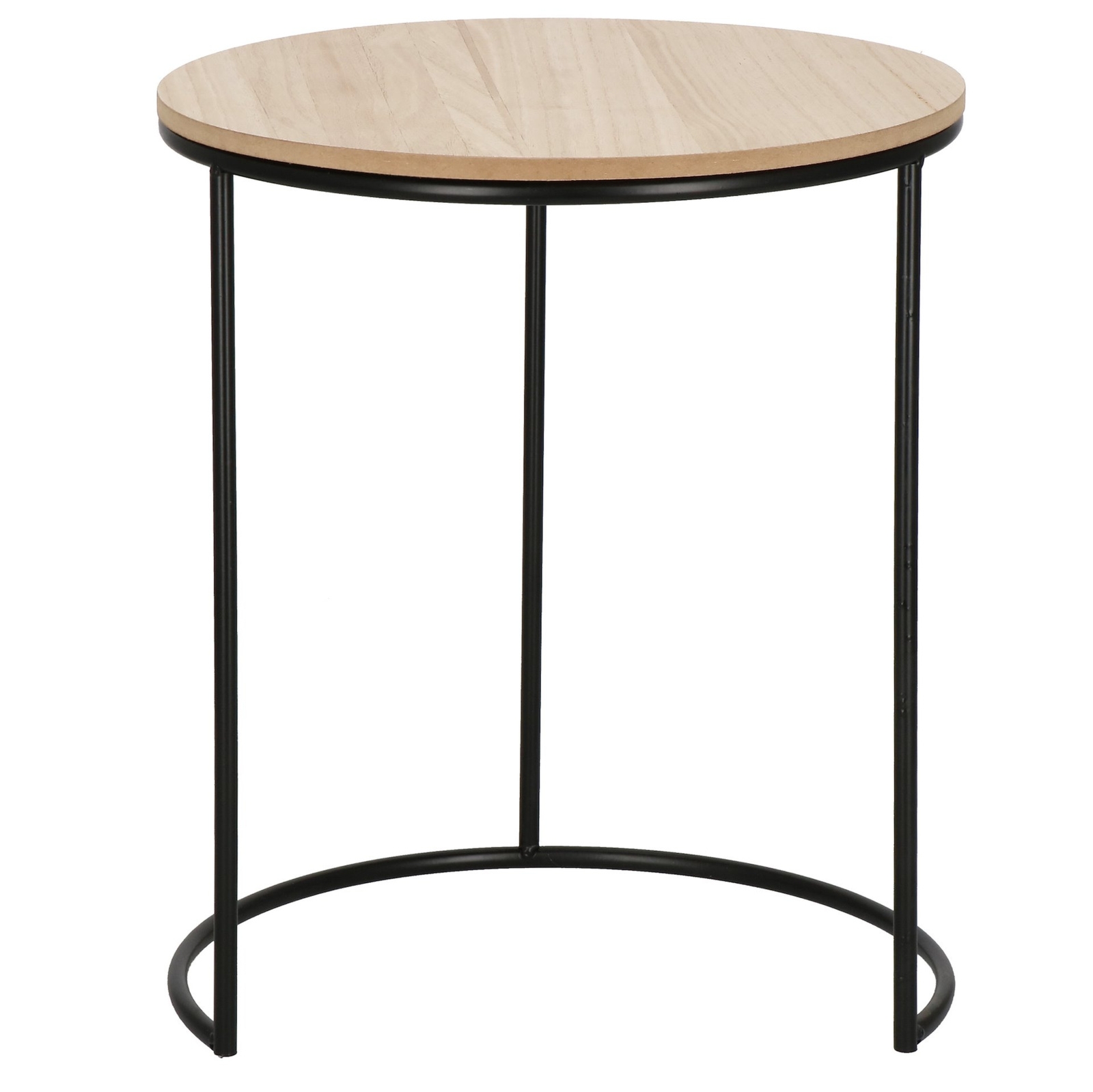 Stolik kawowy metalowy nowoczesny okrągły metalowy industrialny do salonu loft