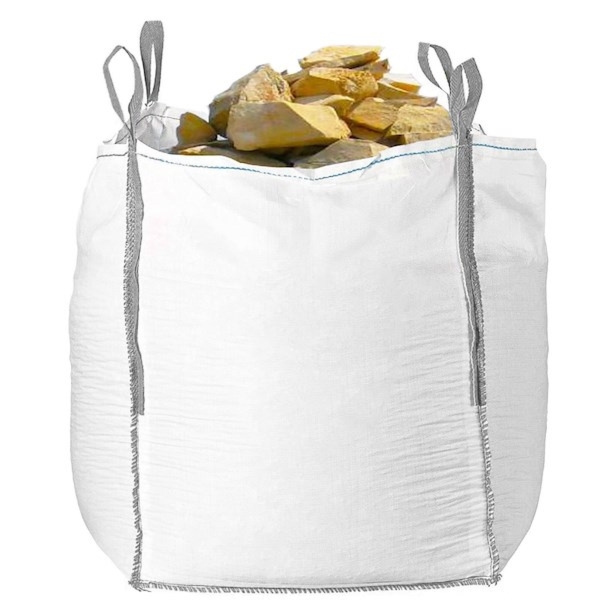 Worek Big bag na gruz 1000 kg wytrzymały 145x90x90 cm kontener z uchwytami biały