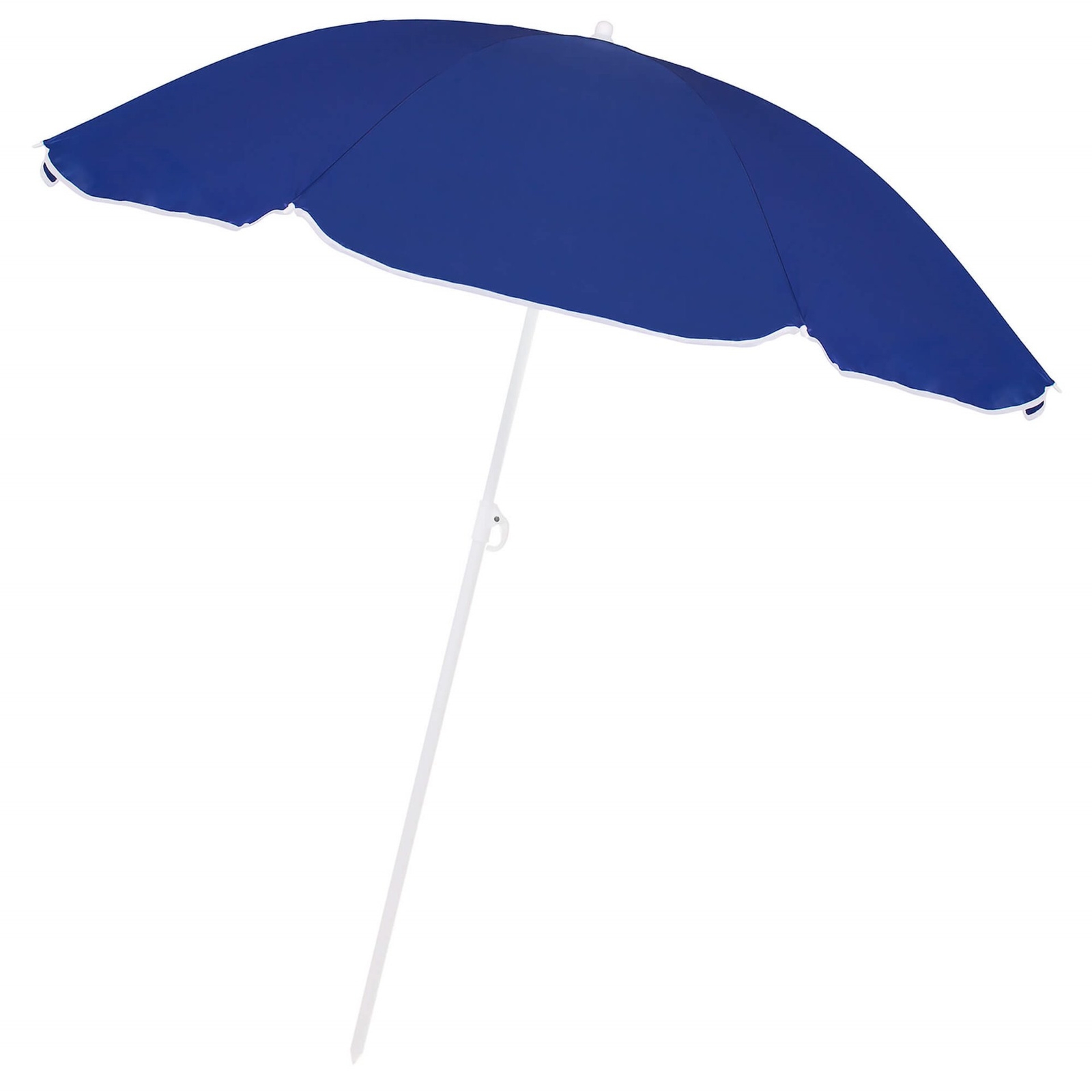Parasol plażowy 180 cm parasol ogrodowy niebiesko-biały