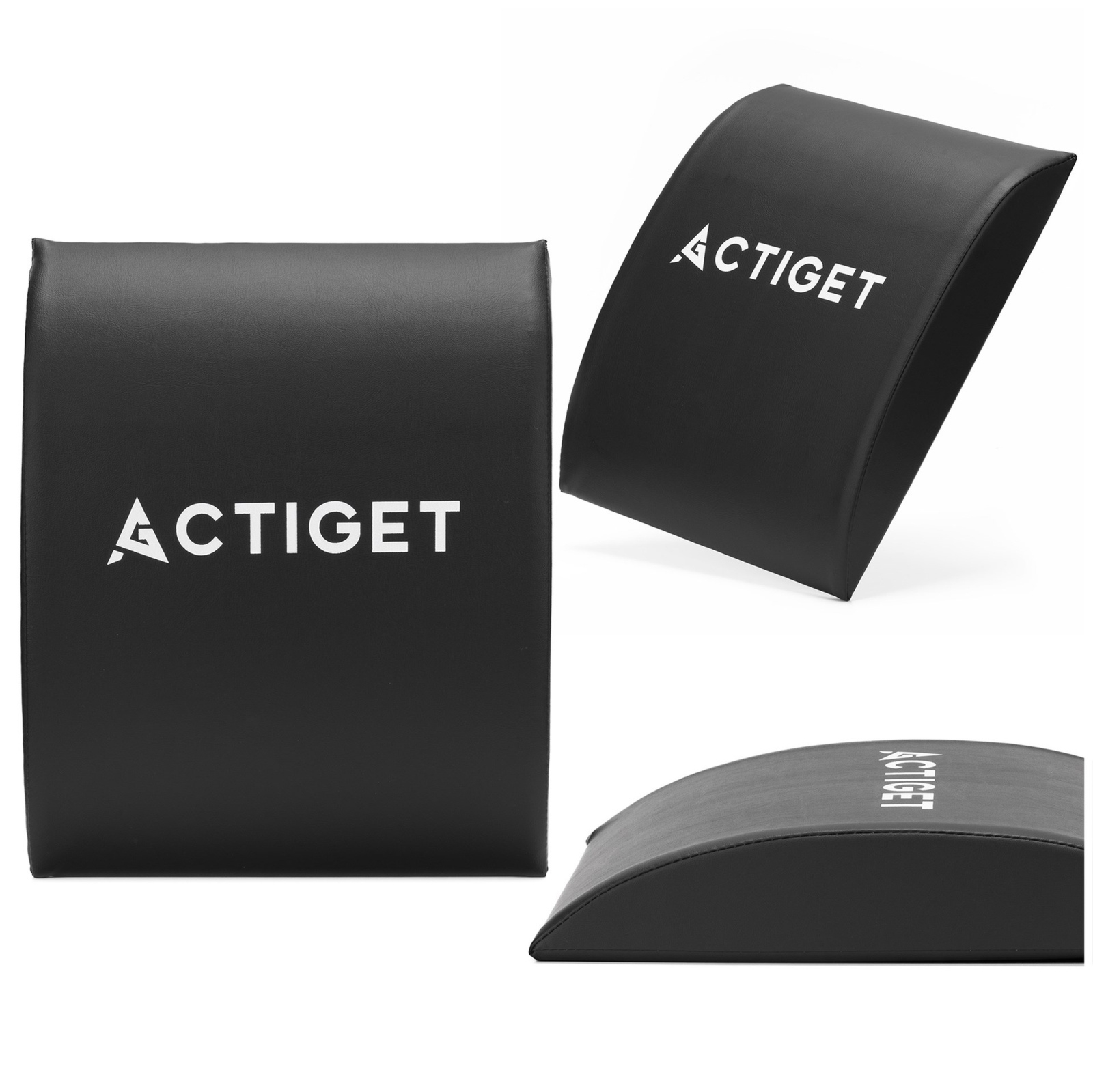 Mata AB do ćwiczeń brzucha, podkładka treningowa do 120 kg czarna