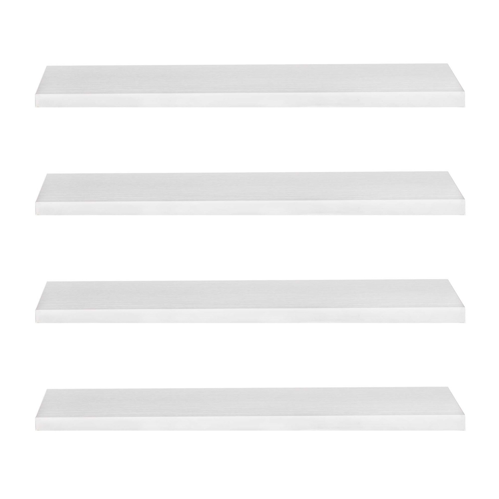 Półki wiszące 4 szt. na przyprawy, książki półki ścienne do pokoju kuchni nowoczesne białe