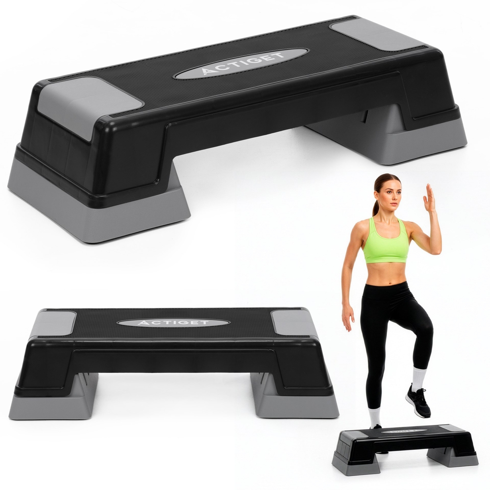 Step 2-stopnie, schodek, platforma do ćwiczeń aerobiku i fitness