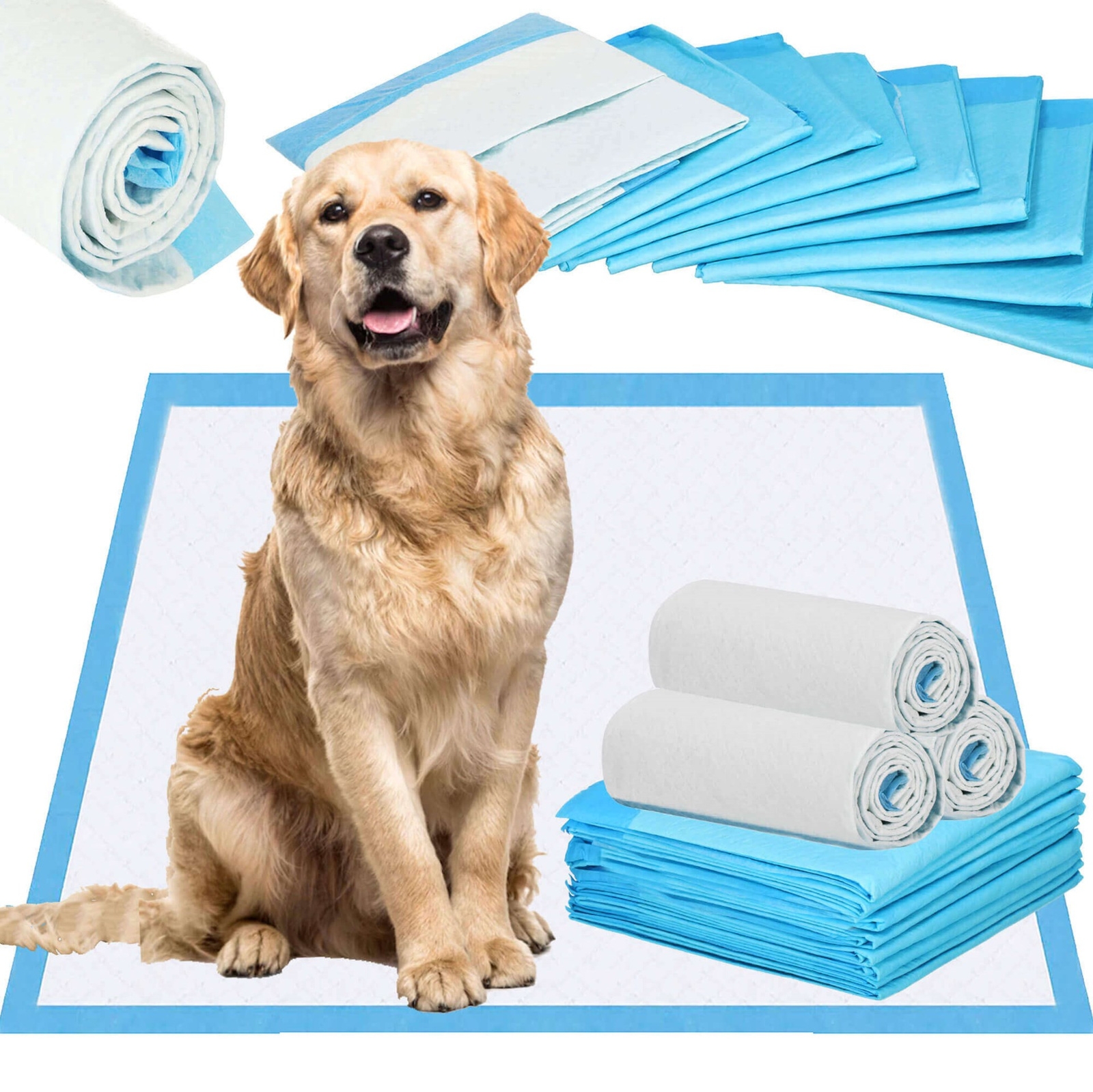 Podkłady higieniczne dla psa 50 szt. 60x60 cm maty chłonne do nauki czystości
