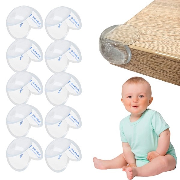 Ochraniacz na meble 10 szt. zabezpieczenie na narożniki kanty osłonka przezroczysta