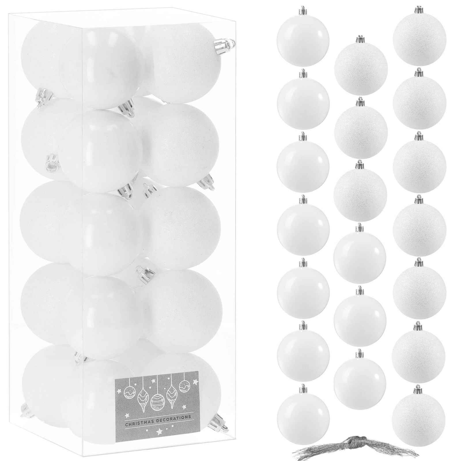 Bombki choinkowe na choinkę zestaw 20 szt.