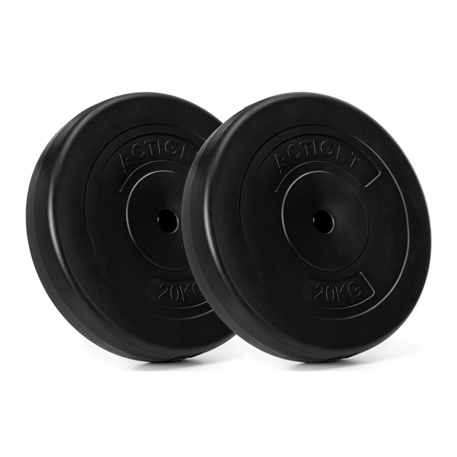Obciążenie bitumiczne 20 kg 2 szt. talerz kompozytowy do sztangi 31 mm krążek do hantli