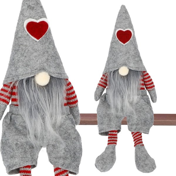 Pan skrzat 37cm ozdoba świąteczna, krasnal świąteczny, gnom