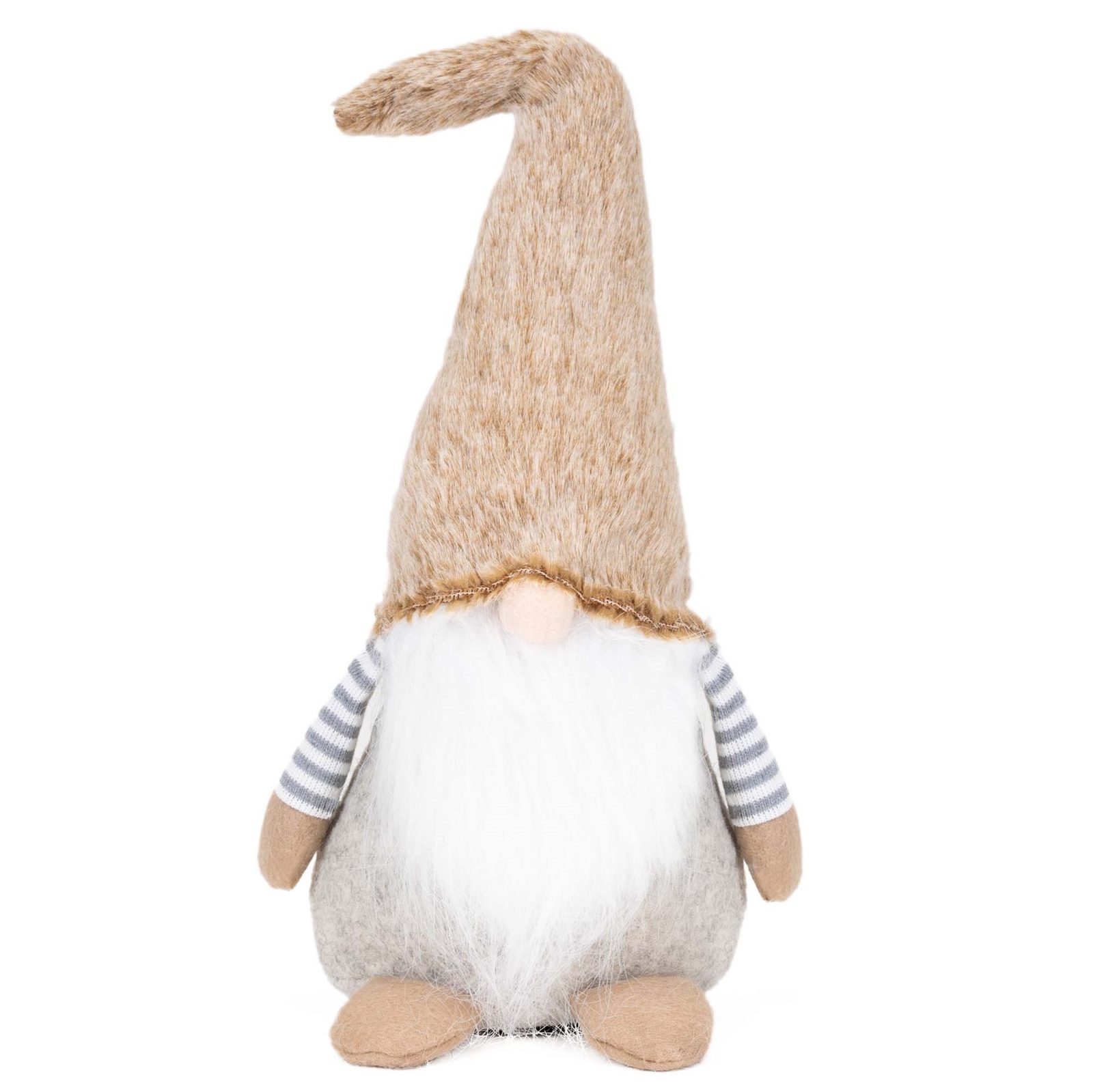 Krasnal świąteczny 38 cm ozdoba figurka skrzat bożonarodzeniowy, gnom stojący