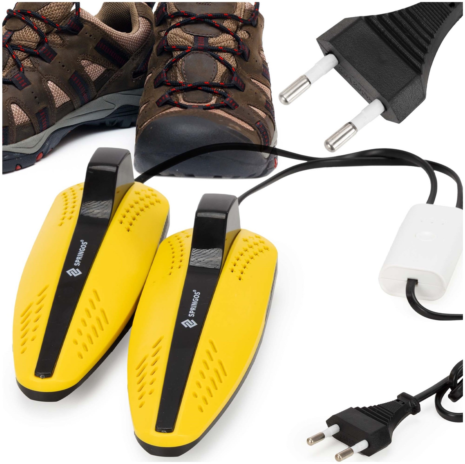 Suszarka do butów z regulacją temperatury osuszacze do obuwia, czapek, skarpet, rękawic