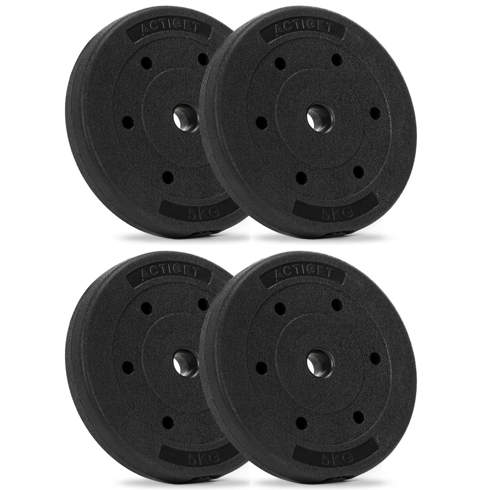 Obciążenie bitumiczne 5 kg 4 szt. talerz kompozytowy do sztangi 29 mm krążek do hantli