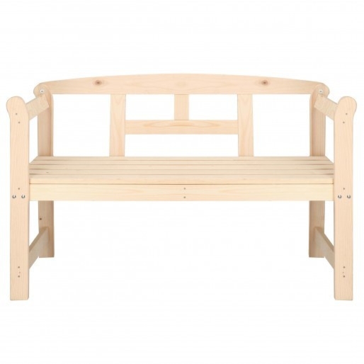 Ławka ogrodowa dwuosobowa, drewniana ekologiczna