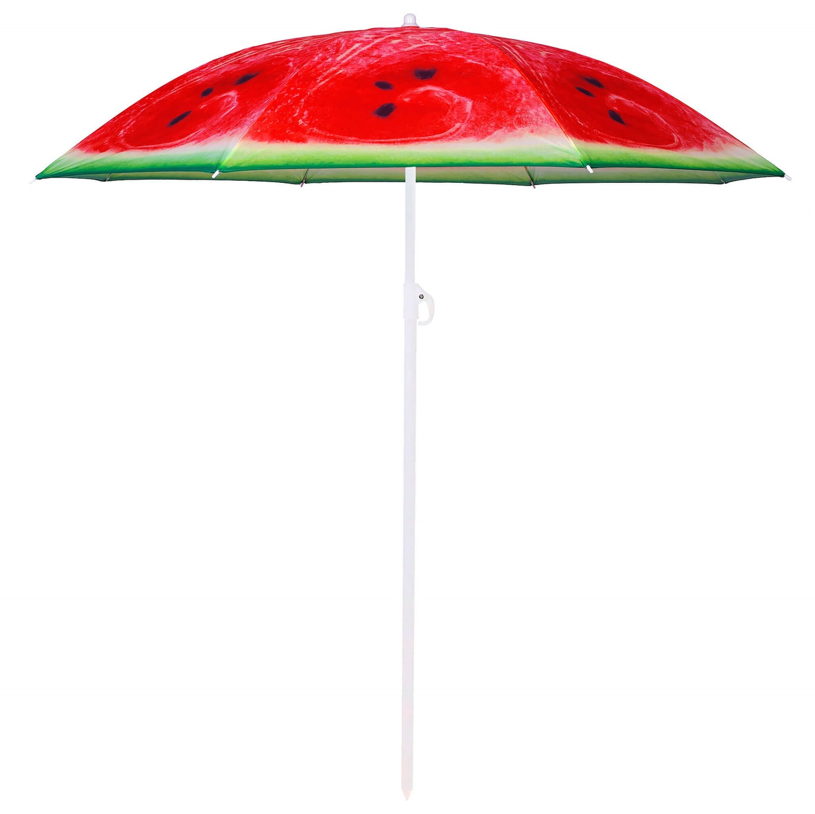 Parasol plażowy 180 cm parasol ogrodowy czerwono-zielony arbuz