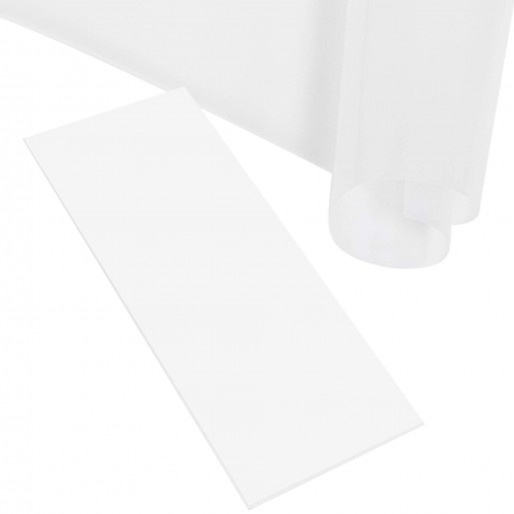 Podkładka na biurko 100x50x0,05cm mata pod krzesło, fotel biurowy mleczna