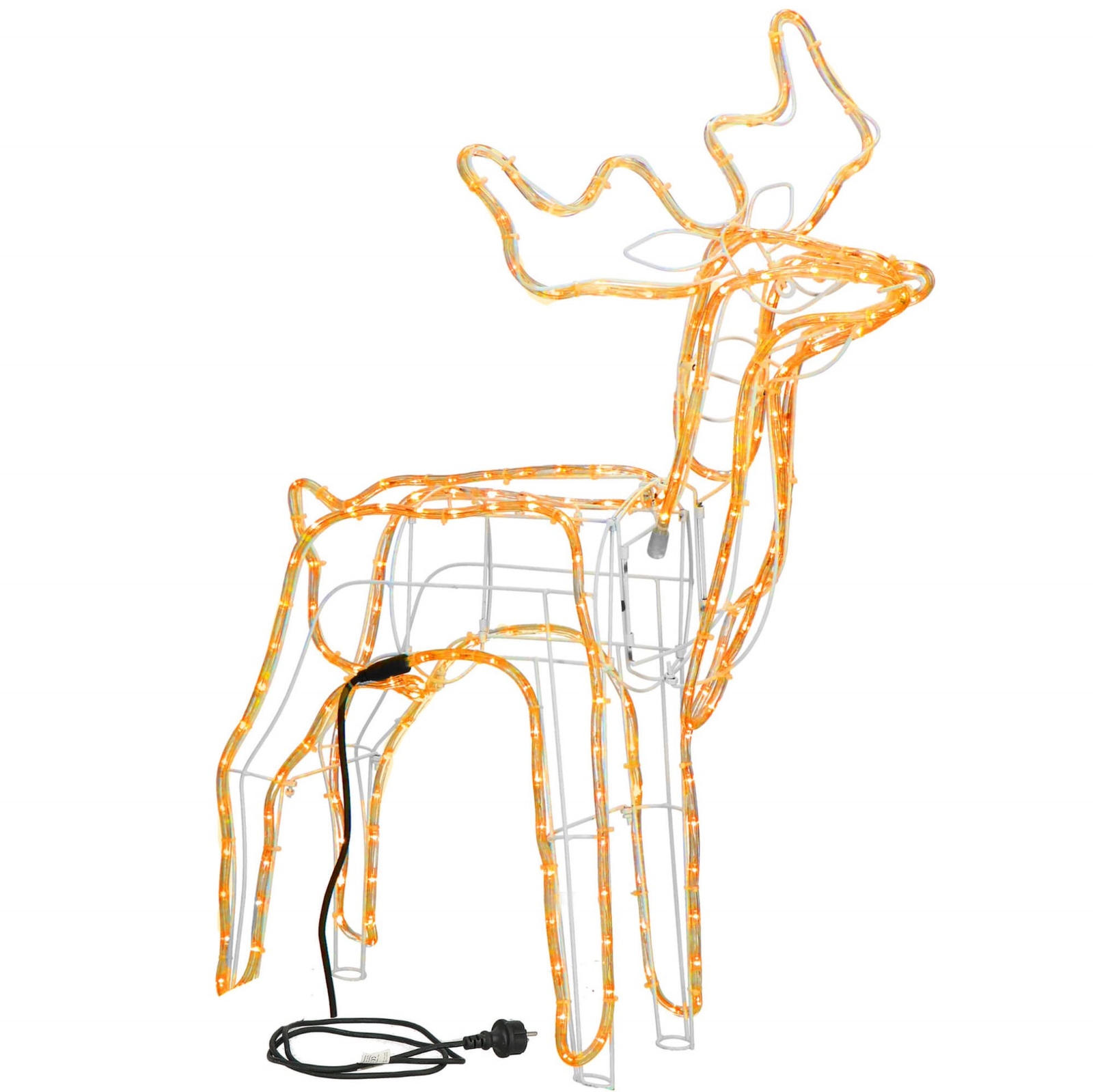 Renifer Led świąteczny 85 cm świetlna dekoracja do ogrodu biały ciepły