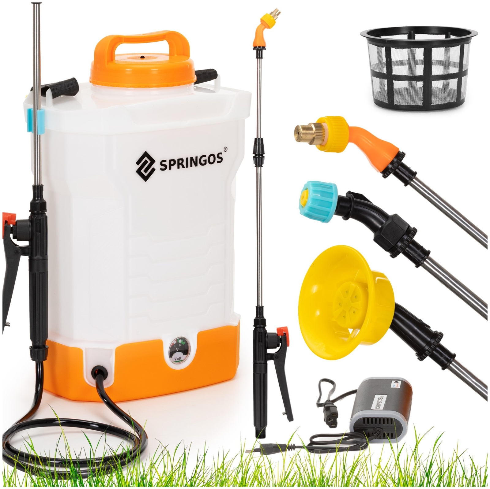 Opryskiwacz ogrodowy akumulatorowy 9l spryskiwacz do roślin elektryczny