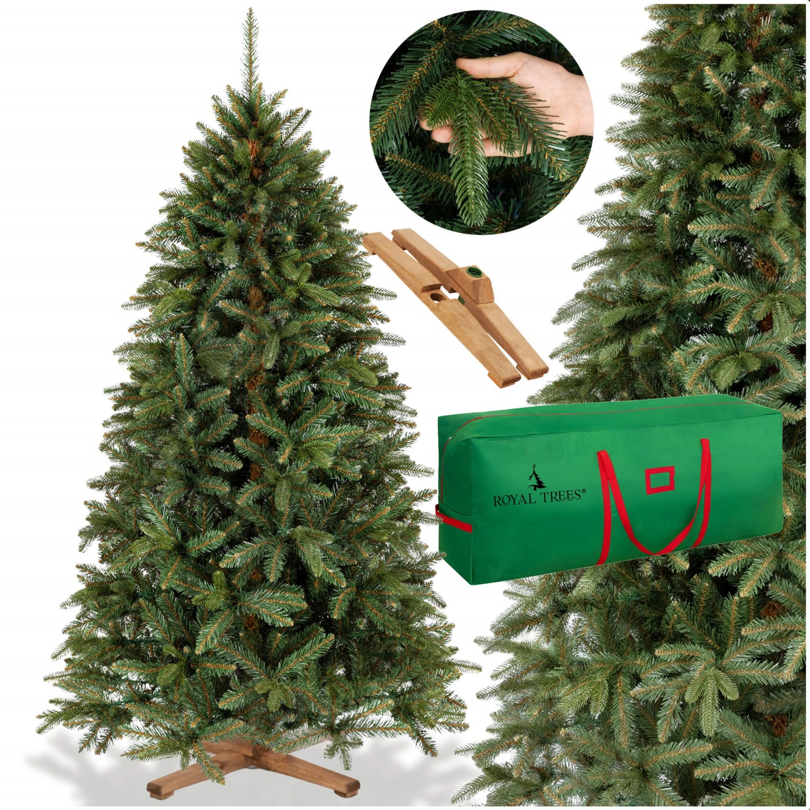 Choinka sztuczna Premium Royal Trees 180 cm świerk syberyjski, drzewko świąteczne