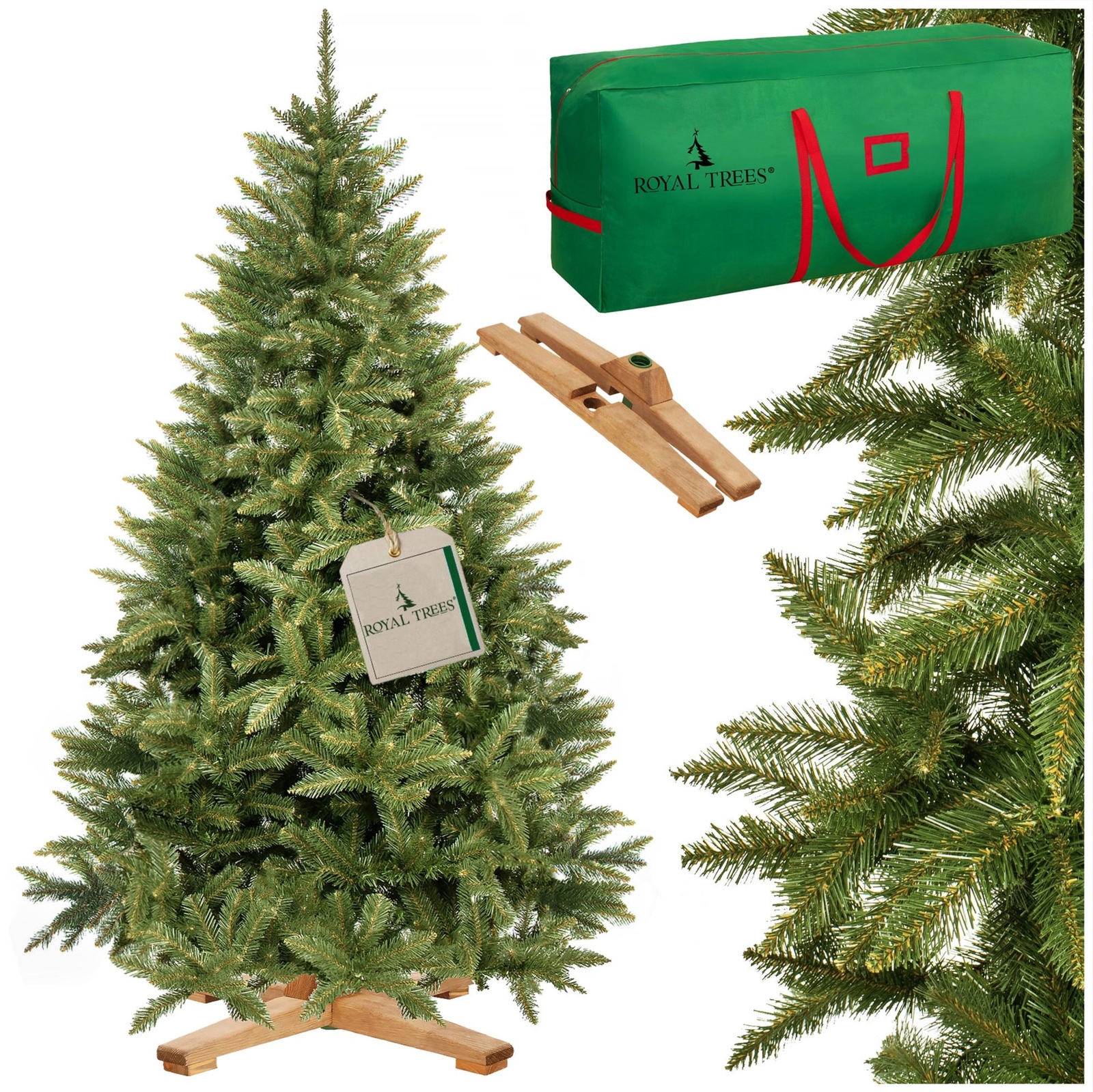 Choinka sztuczna Premium Royal Trees 220 cm świerk kaukaski, drzewko świąteczne