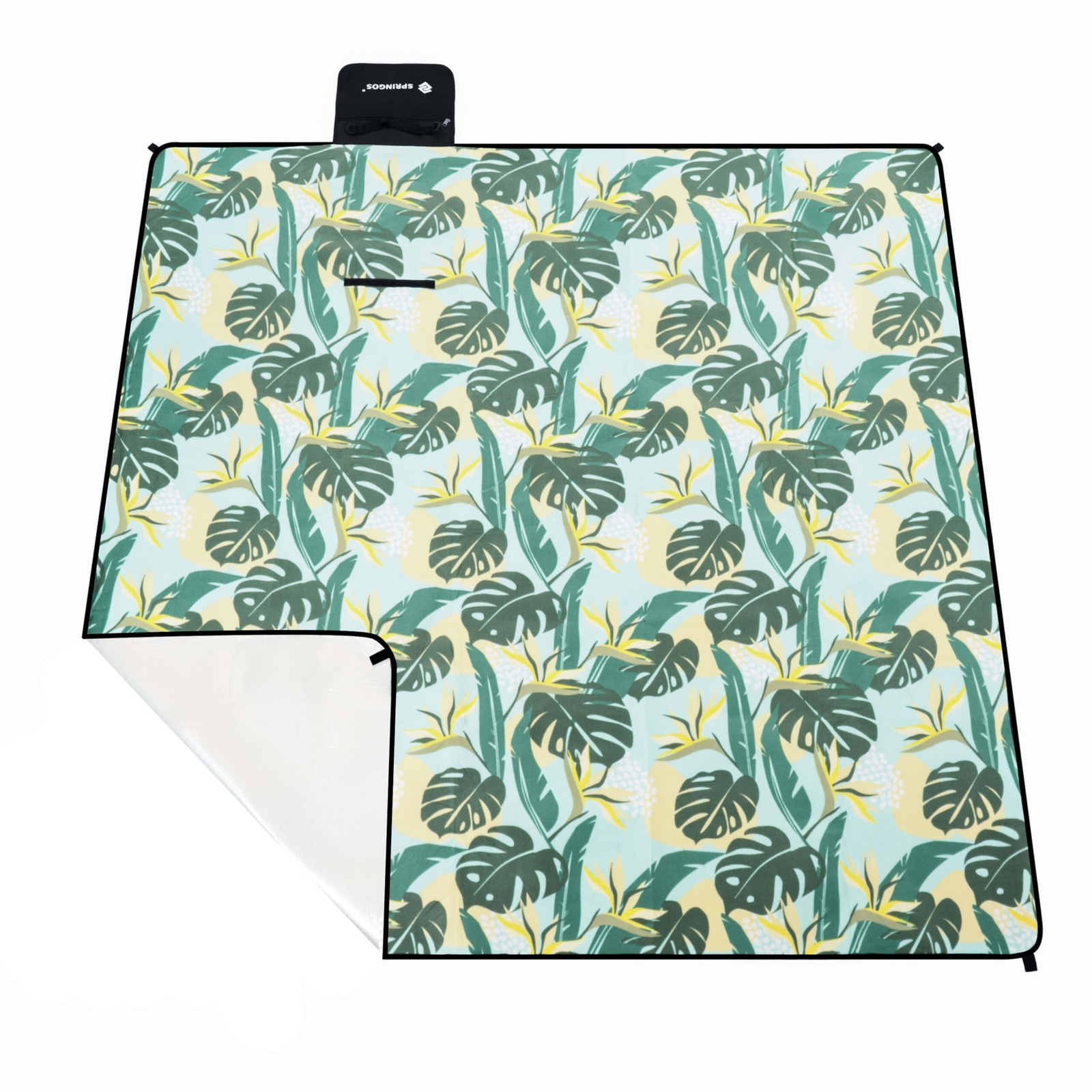 Koc plażowy 200x200 cm na piknik biwak kemping składana mata z izolacją