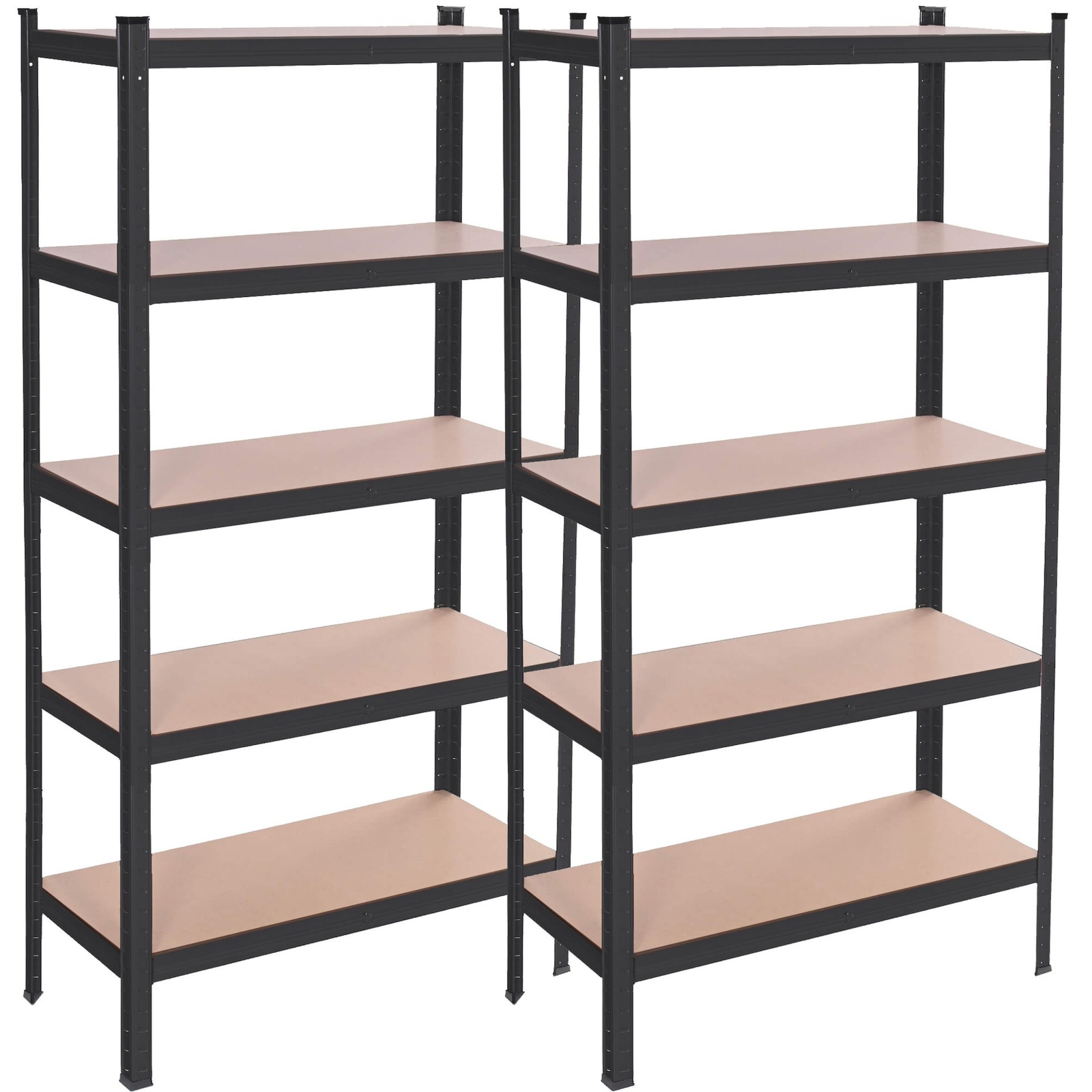 Regał metalowy magazynowy 5 półek 150x75x30cm do piwnicy, garażu