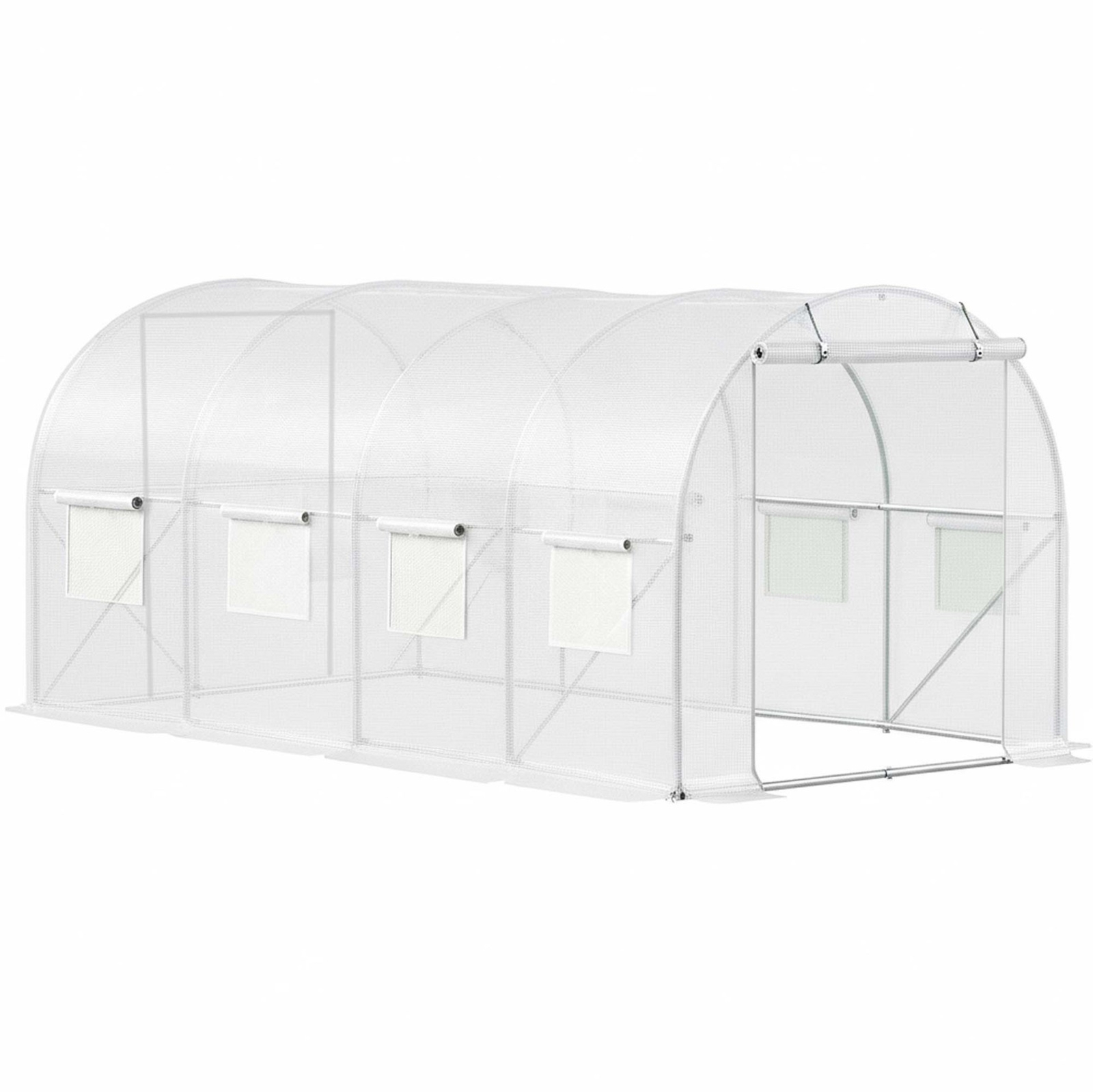 Tunel ogrodowy UV-4 140g/m2 szklarnia foliowa na warzywa zioła 4x2,5x2 m warzywniak foliak