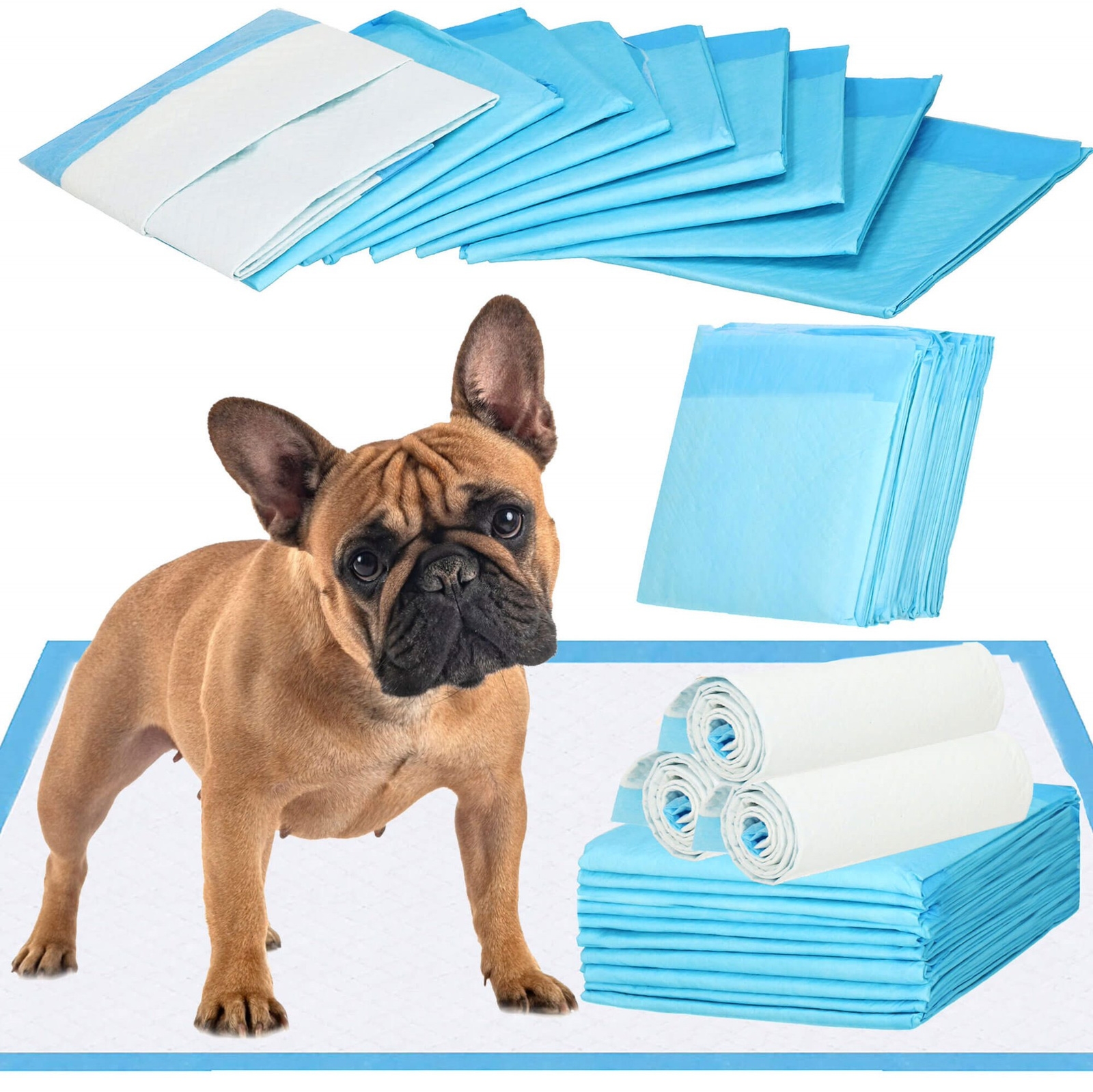 Podkłady higieniczne dla psa 100 szt. 40x60 cm maty chłonne do nauki higieny