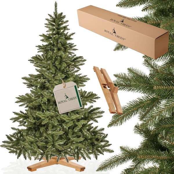 Choinka sztuczna Premium Royal Trees 220 cm świerk naturalny, drzewko świąteczne jak żywe