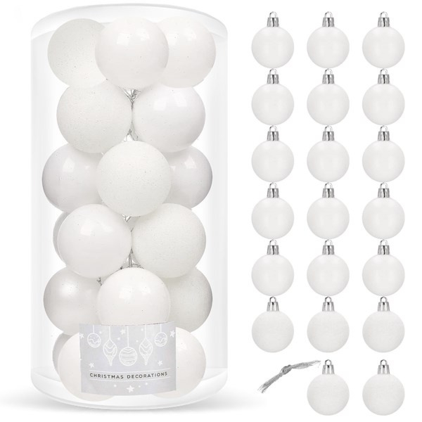 Bombki choinkowe na choinkę 4 cm zestaw 20 szt.