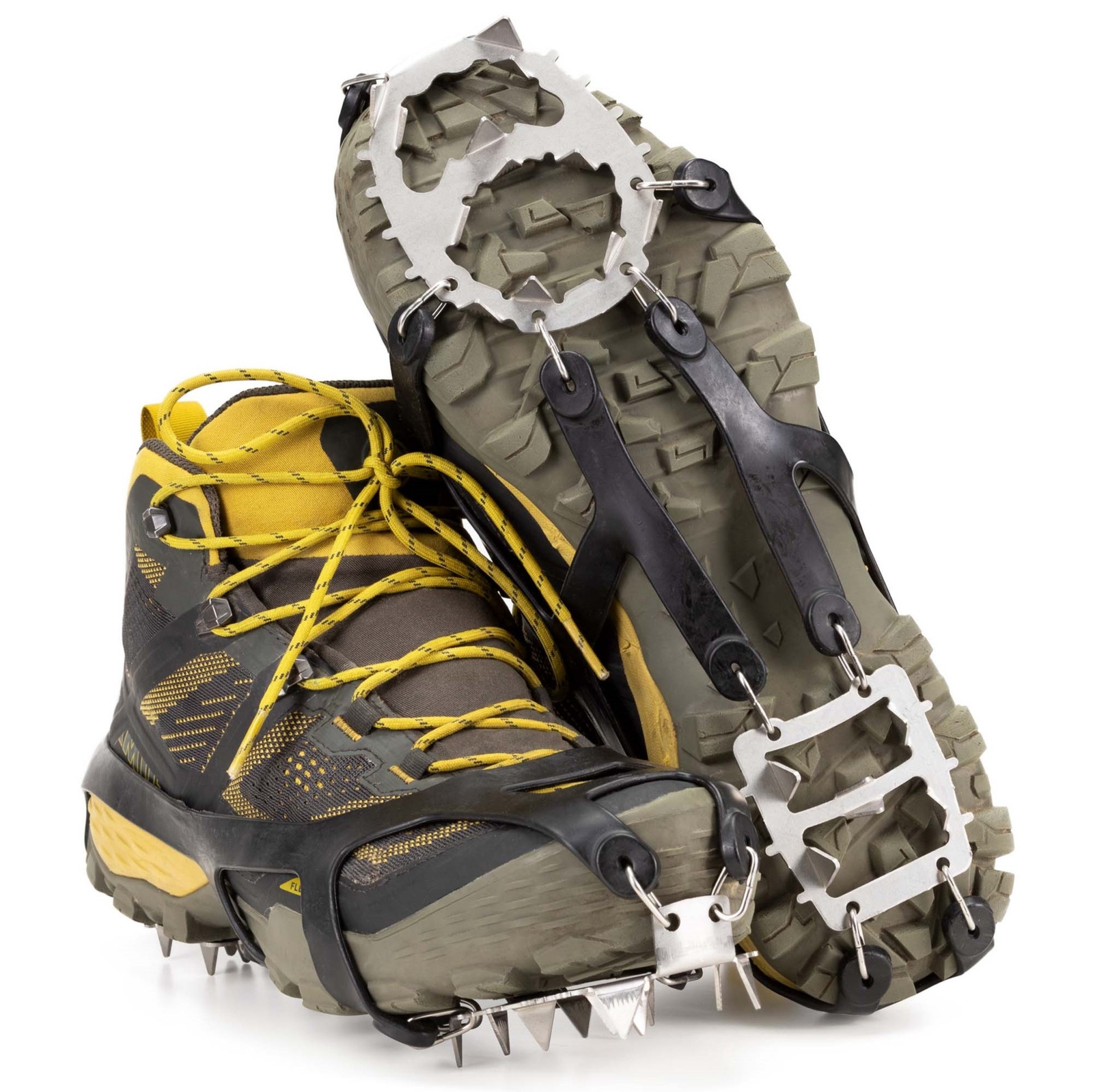 Raczki na buty turystyczne, antypoślizgowe nakładki rozmiar 36-40 czarne