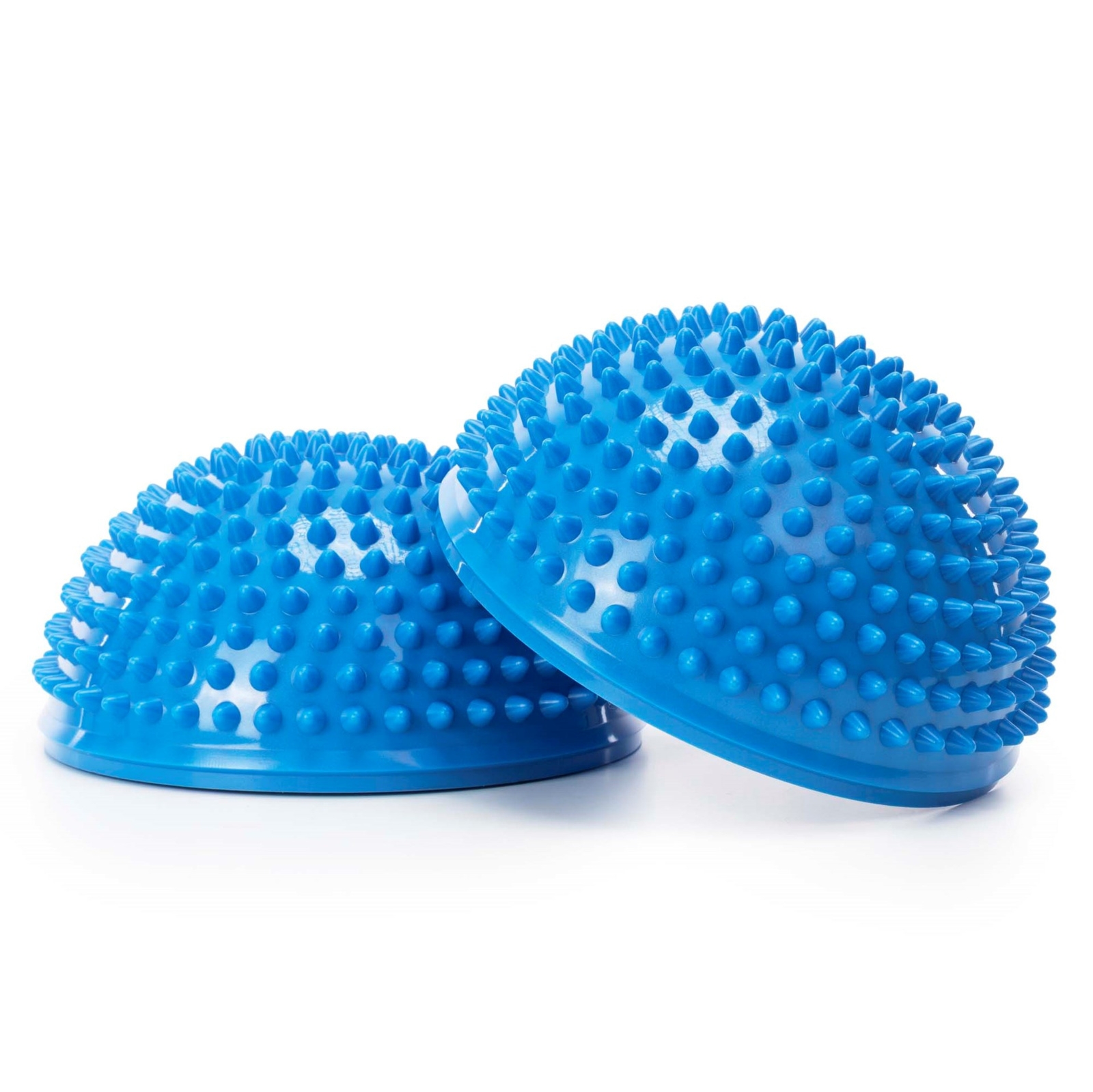 Poduszka, dysk sensoryczny z wypustkami zestaw 2 szt. półkule do ćwiczeń i rehabilitacji, niebieskie